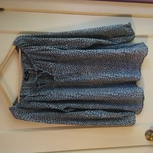 Tolani Black/Grey Blouse L